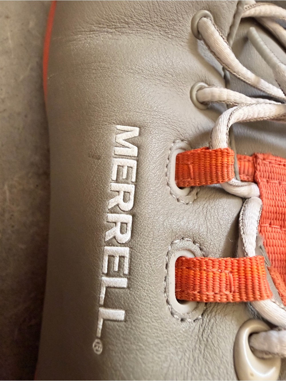 Merrell Tough Glove Aluminum Harvest Pumpkin Performance Hiking Footwear Size 10
